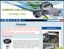 Tablet Screenshot of camping-car-amateur.org